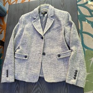 Talbots Grey Tweed Blazer